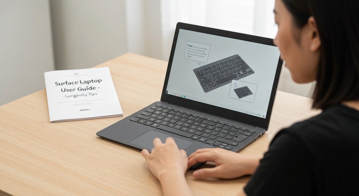 Hướng dẫn sử dụng Surface Laptop cũ đúng cách để tăng tuổi thọ.