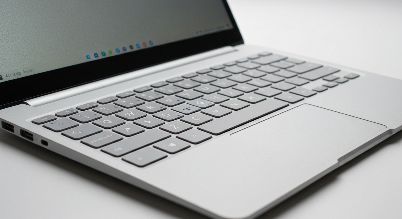 Hình ảnh Surface Laptop 1 cũ, thể hiện thiết kế và bàn phím Alcantara đặc trưng.