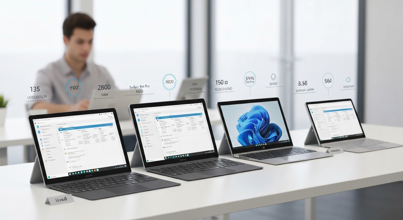 So sánh Surface Book 2 với các dòng Surface Pro, Laptop, Go để lựa chọn phù hợp