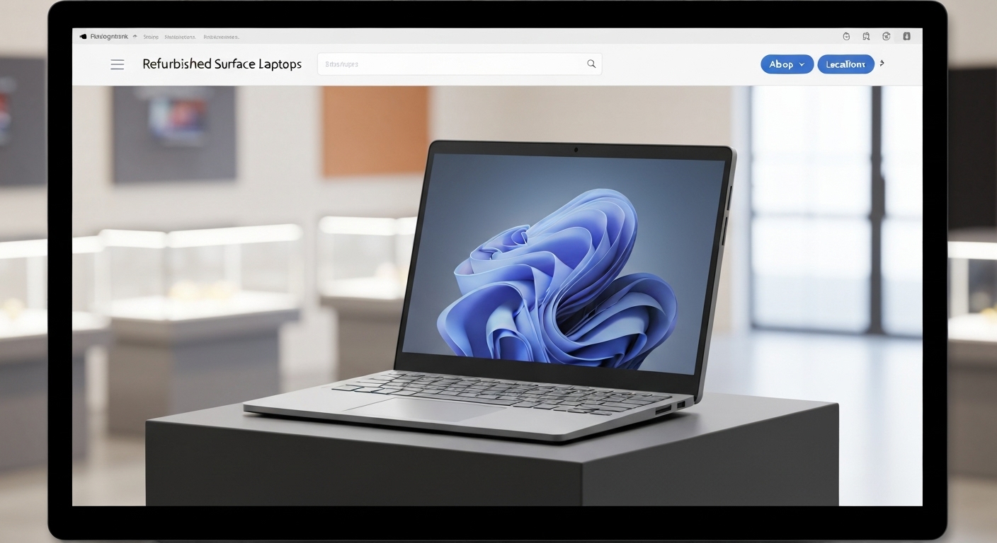 Thiết kế sang trọng của Surface Laptop cũ