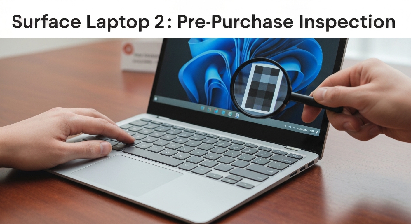 Kiểm tra kỹ Surface Laptop 2 trước khi mua
