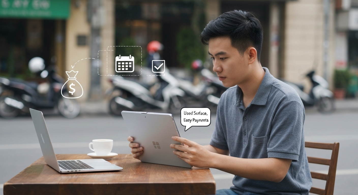 mua surface cũ trả góp hà nội