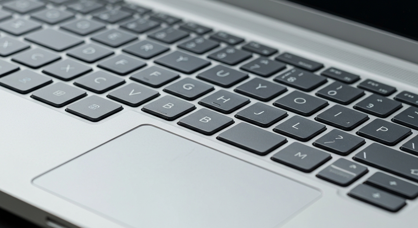 Hình ảnh Surface Laptop cũ tại Hà Nội, tập trung vào thiết kế bàn phím và touchpad.
