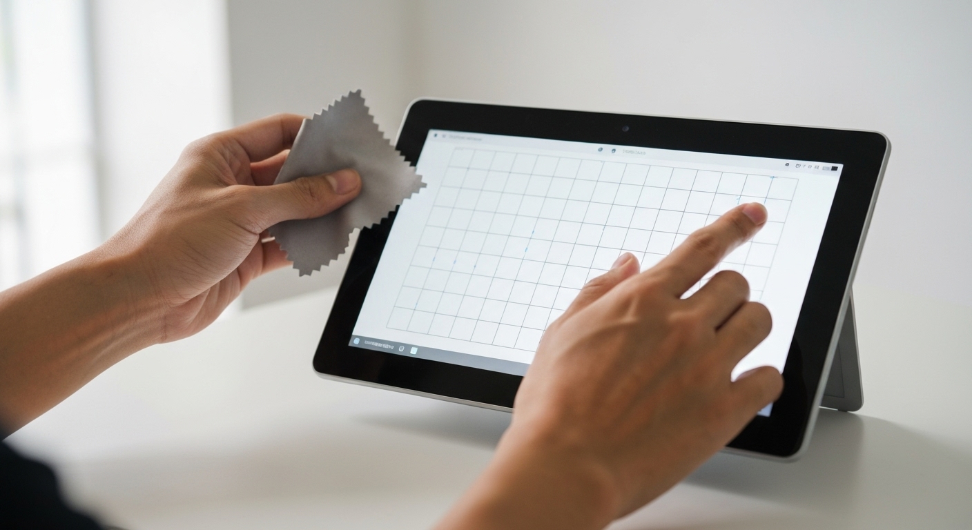Hình ảnh kiểm tra Surface cũ trước khi mua