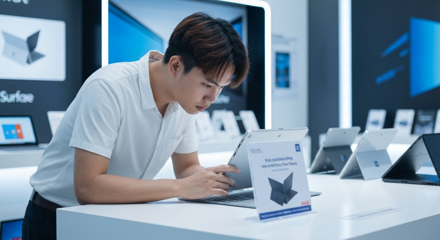 Surface Pro cũ trả góp là một trong những lựa chọn hàng đầu của người dùng.