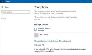 Cách kết nối điện thoại Android, iPhone trên Windows 10 PC 1