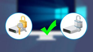 Cách phá khóa BitLocker Win 10.